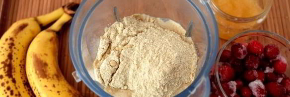 протеиновый коктейль с кедровой мукой