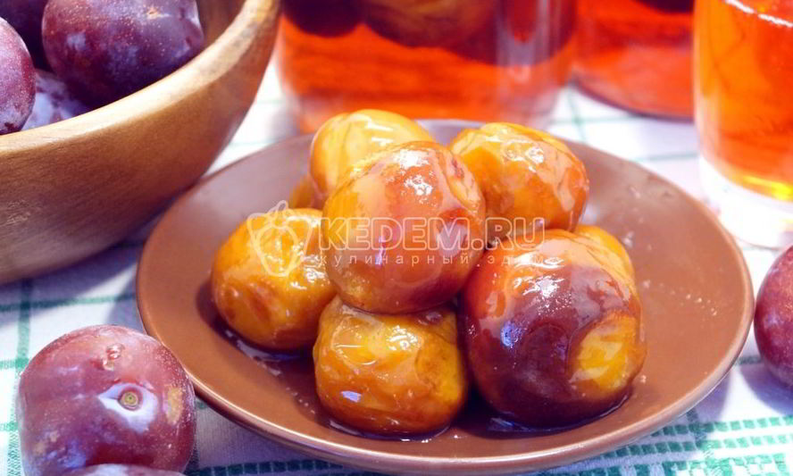 Рецепт слив в сиропе на зиму