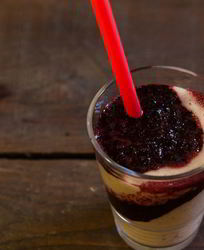 Бананово-черничный смузи