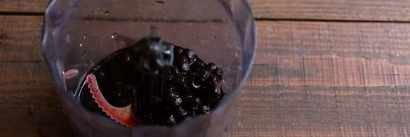 бананово-черничный смузи