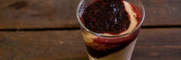 бананово-черничный смузи