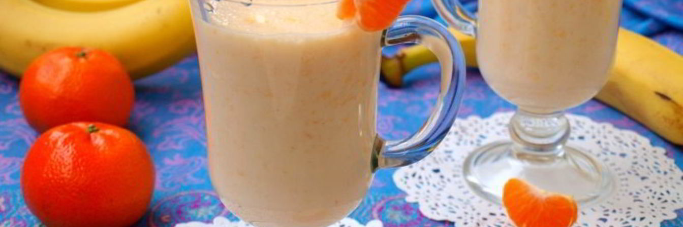 Бананово-мандариновый смузи