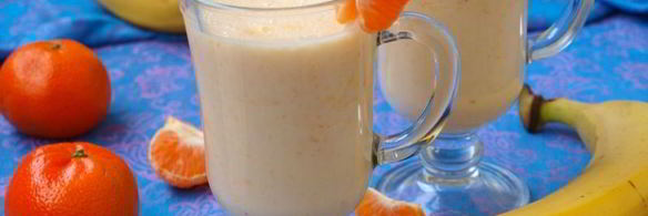бананово-мандариновый смузи