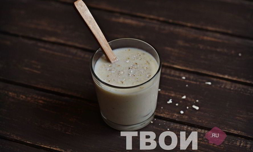 Рецепт бананова-овсяного смузи