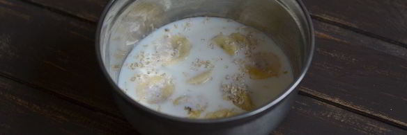 бананово-овсяной смузи