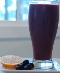 Черничный смузи
