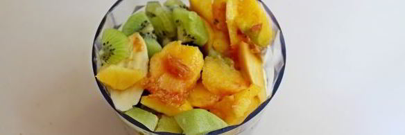 фруктовый смузи с гречневыми хлопьями