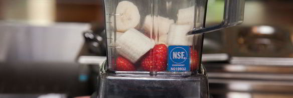 клубничный смузи с овсянкой