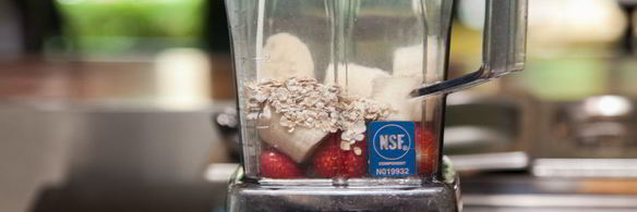 клубничный смузи с овсянкой