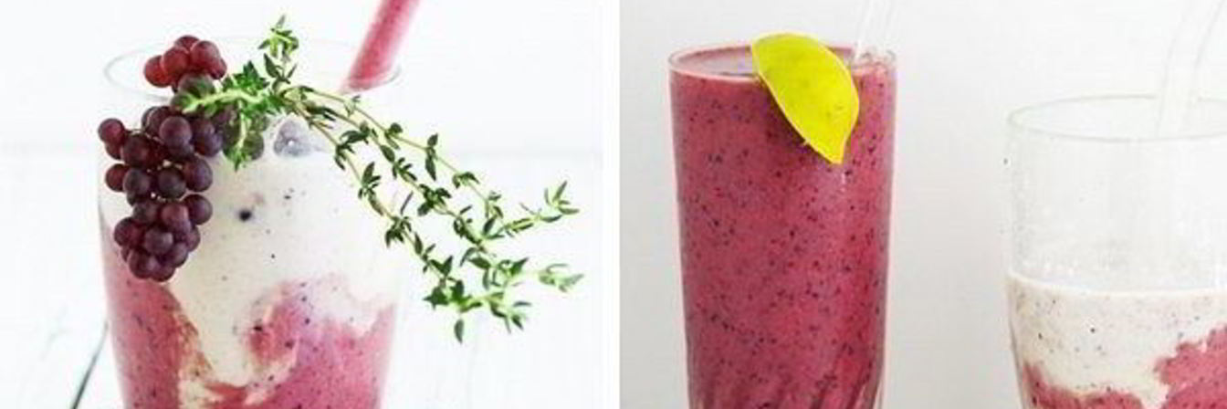 Мятный виноградный смузи