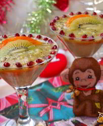 Праздничный фруктовый смузи