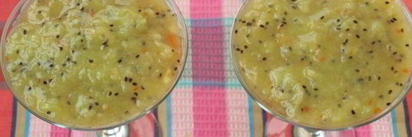 праздничный фруктовый смузи