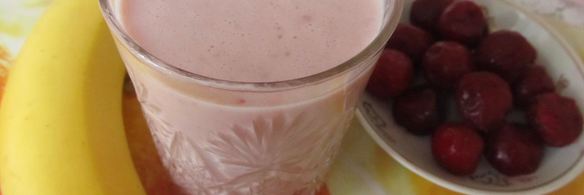 смузи бананово-вишневый