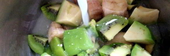 смузи из авокадо и киви