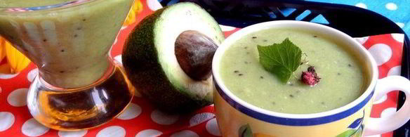 смузи из авокадо и киви