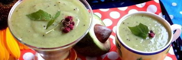 смузи из авокадо и киви