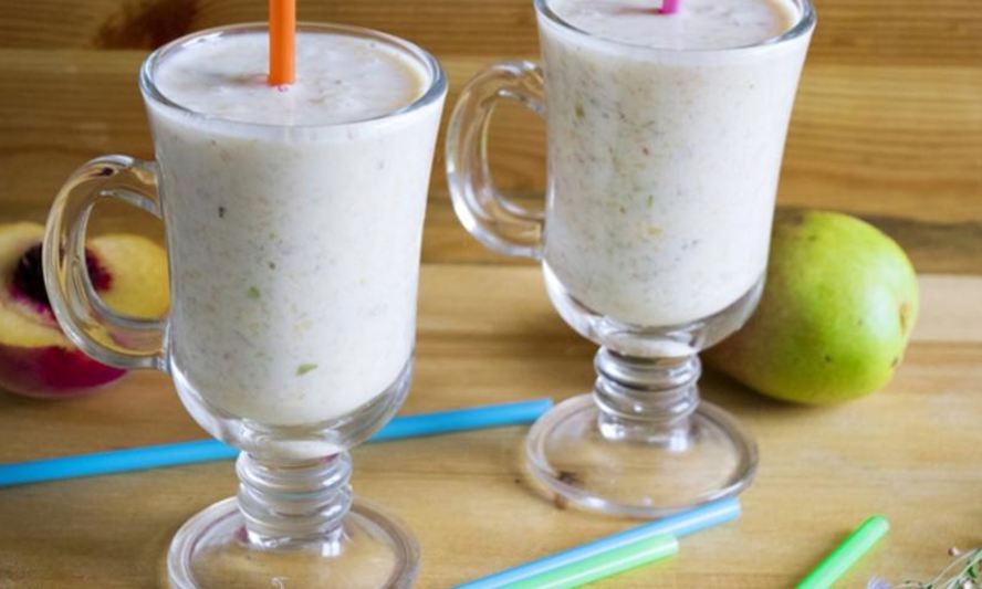 Рецепт смузей из груш и персиков