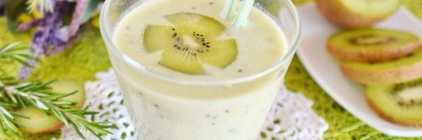 Смузи из кефира и киви