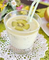 Смузи из кефира и киви