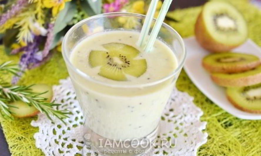 Рецепт смузей из кефира и киви