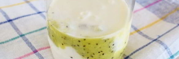 смузи из кефира и киви