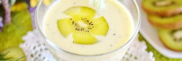 смузи из кефира и киви