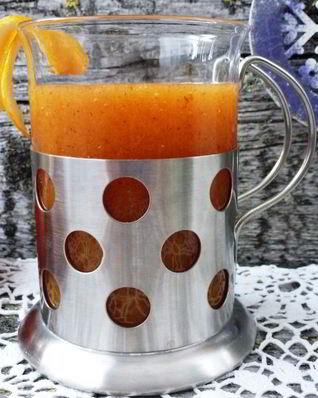 Смузи из хурмы и цитрусовых