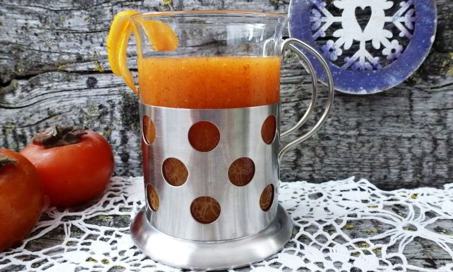 Рецепт смузей из хурмы и цитрусовых