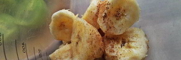 смузи из ревеня, киви и банана