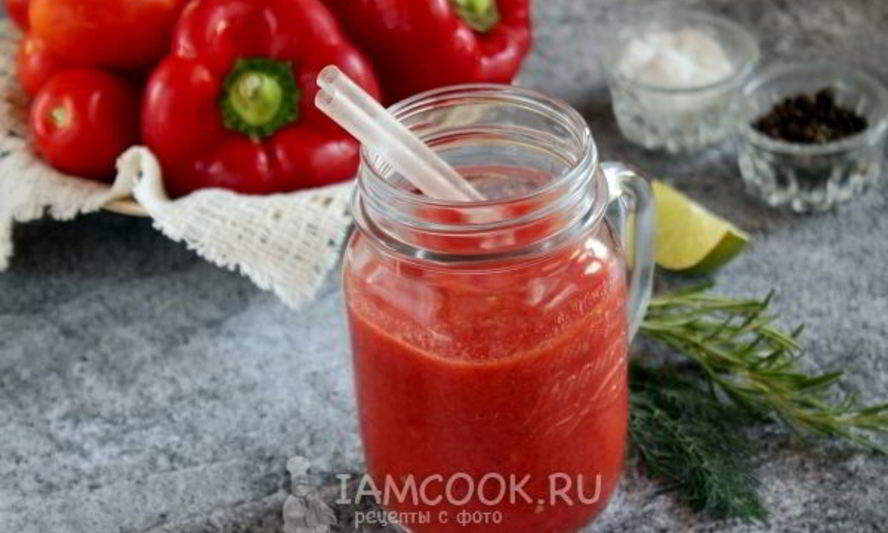 Рецепт смузей из сладкого перца и помидоров