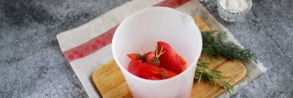 смузи из сладкого перца и помидоров