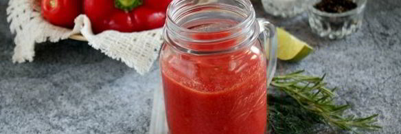 смузи из сладкого перца и помидоров