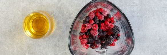 смузи из замороженных ягод