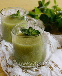 Смузи с авокадо и яблоками