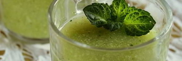 смузи с авокадо и яблоками