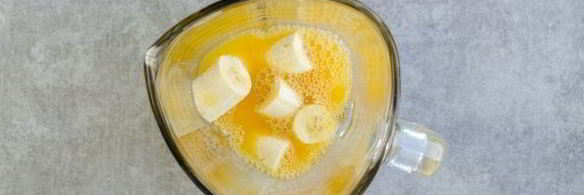 смузи с бананом и апельсином