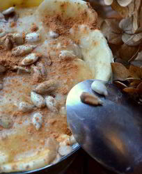 Смузи с бананом и хурмой