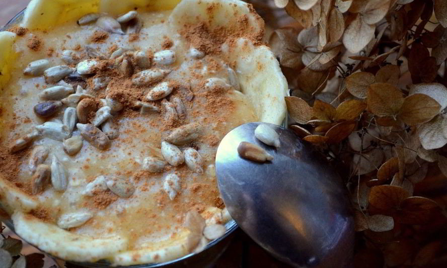 Рецепт смузей с бананом и хурмой