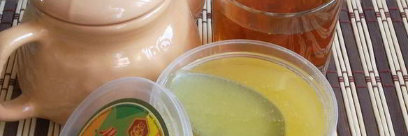 смузи с бананом и зеленым чаем