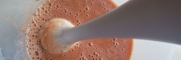 смузи с бананом и зеленым чаем