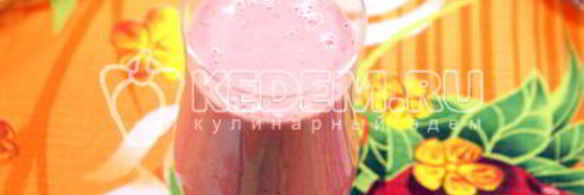 смузи с йогуртом и вишней