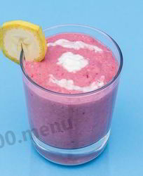 Смузи с овсяными хлопьями и бананом