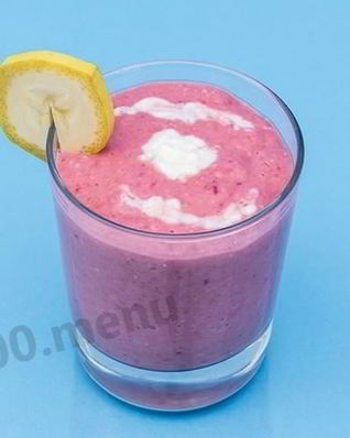 Смузи с овсяными хлопьями и бананом