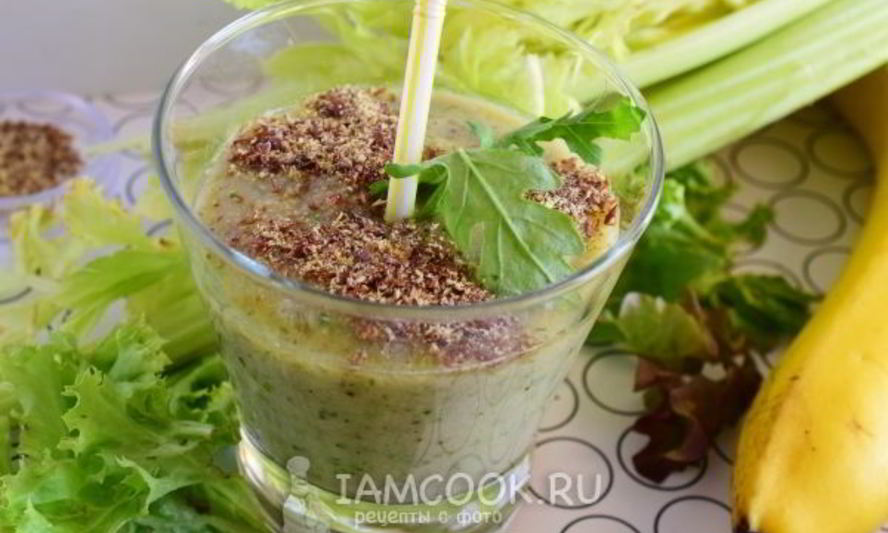 Рецепт смузей с сельдереем и семенами льна