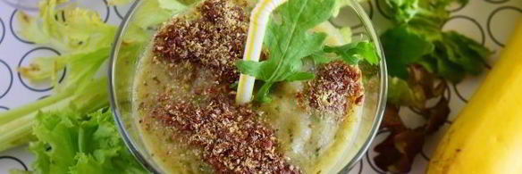 смузи с сельдереем и семенами льна