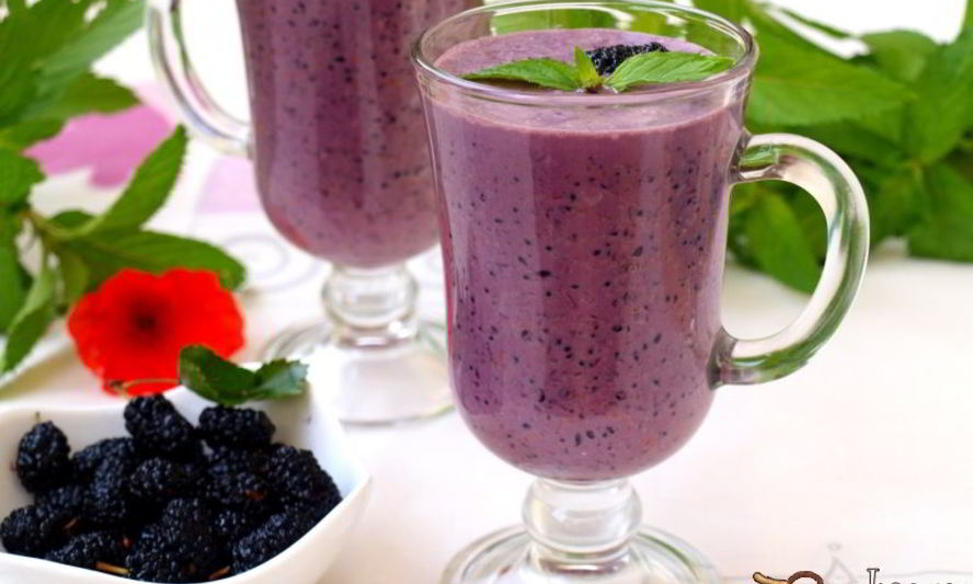 Рецепт смузей с шелковицей