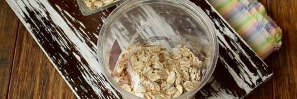 смузи с творогом, овсянкой и смородиной