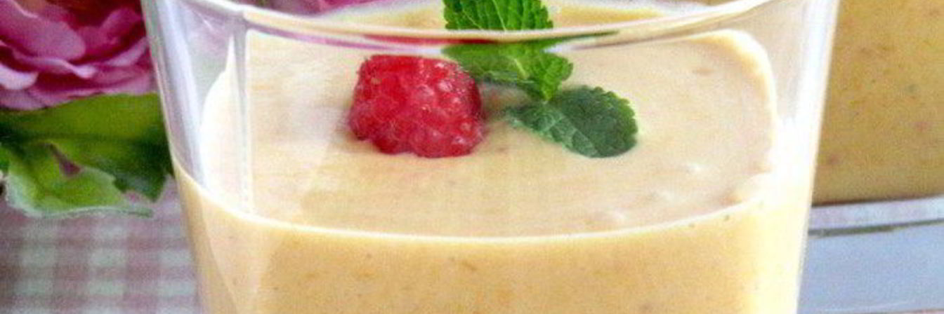 Смузи с тыквой и малиной