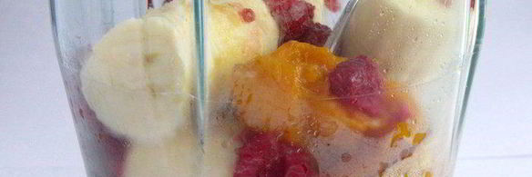 смузи с тыквой и малиной