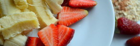 смузи со свежей клубникой